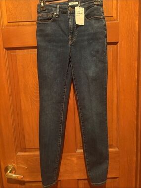 Good American Dark Blue High-Rise Skinny Jeans